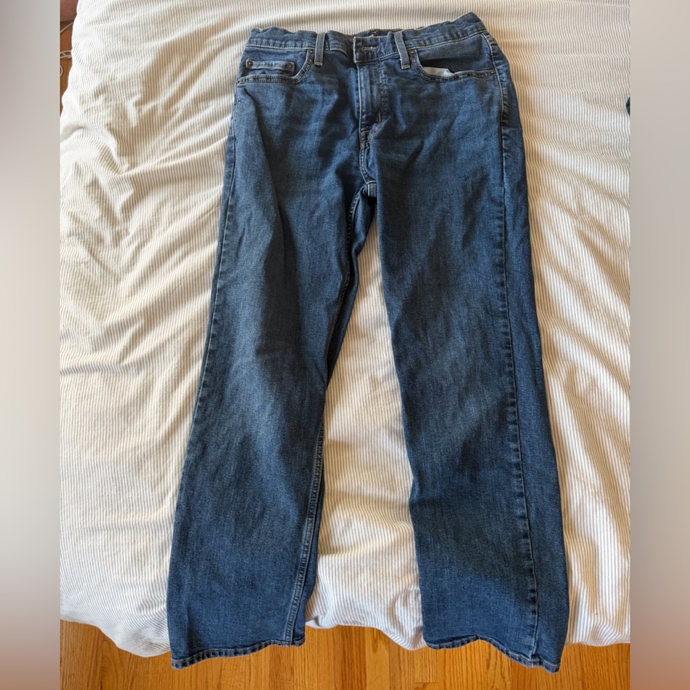Goodfellow & Co Men's Dark Blue Straight Jeans